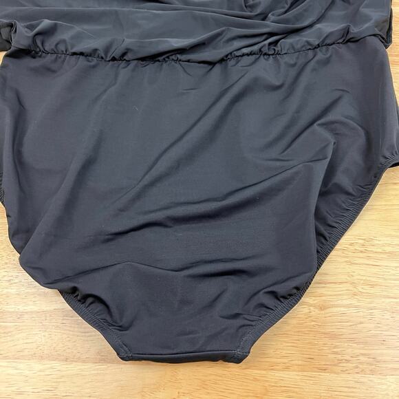 Dreamsuit Women's Black Slimming Control Swim Bikini Skirt - Size 16 - NWT - Picture 6 of 8